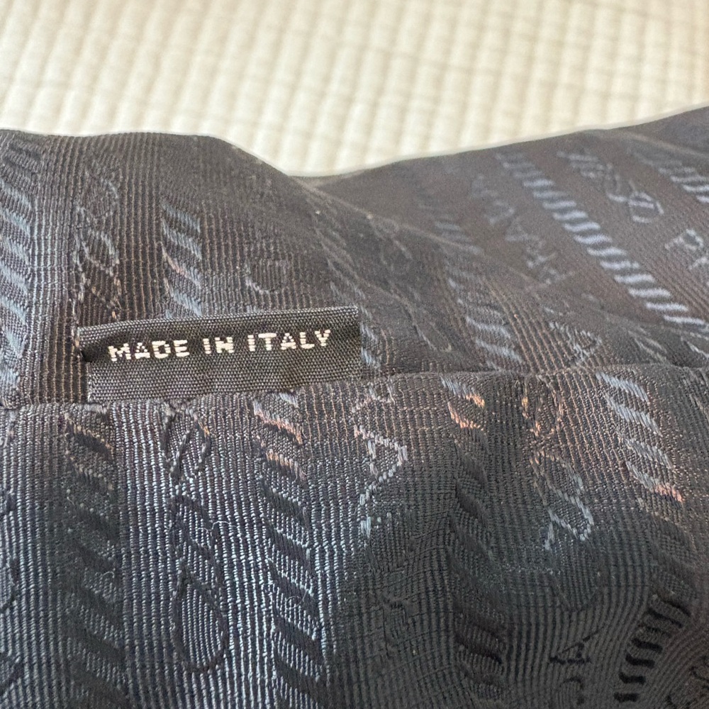 Pre-Loved Prada Re-Nylon Pouch Bag Black - Picture 7 of 10